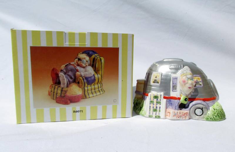 lot 84 image: Case of New Ceramic Club Geezer Retirement Banks