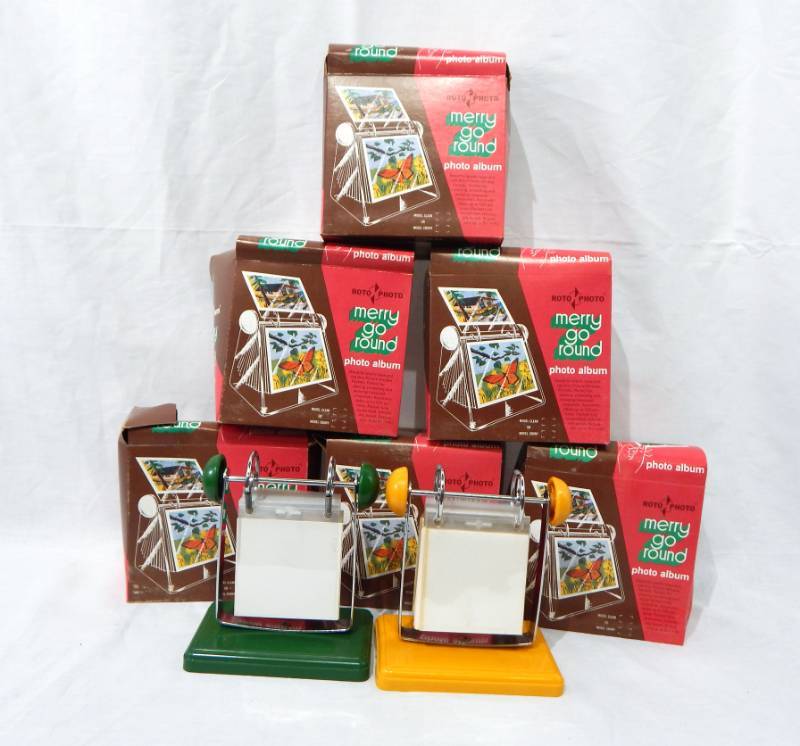 lot 32 image: Lot of New Vintage Roto Photo Merry Go Round Photo Albums