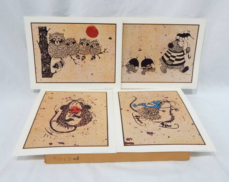 lot 108 image: Lot of 100 New Vintage 1973 Joan Hanson Prints