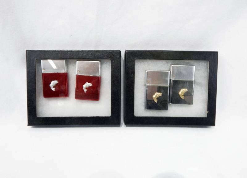 lot 110 image: Lot of Vintage Early 1960s Brown and Bigelow Wind Master Lighters