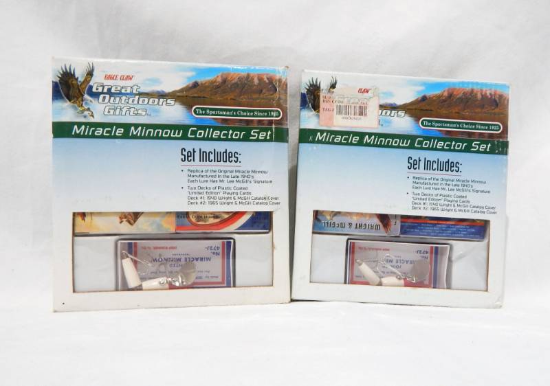lot 39 image: Lot of Eagle Claw Miracle Minnow Collector Sets