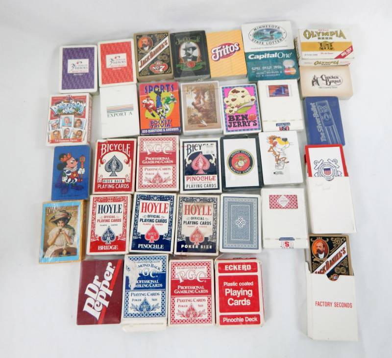 lot 101 image: Lot of Mixed Playing Cards
