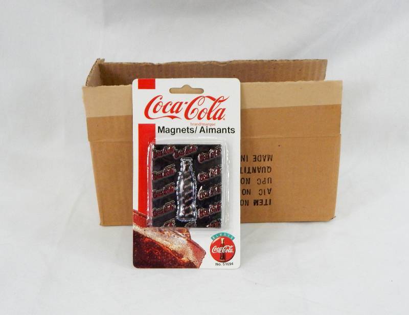 lot 130 image: Lot of Vintage 1997 Coca Cola Magnets