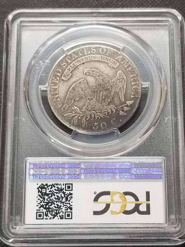 lot 03 image: 1819 US BUST HALF DOLLAR VG10 PCGS