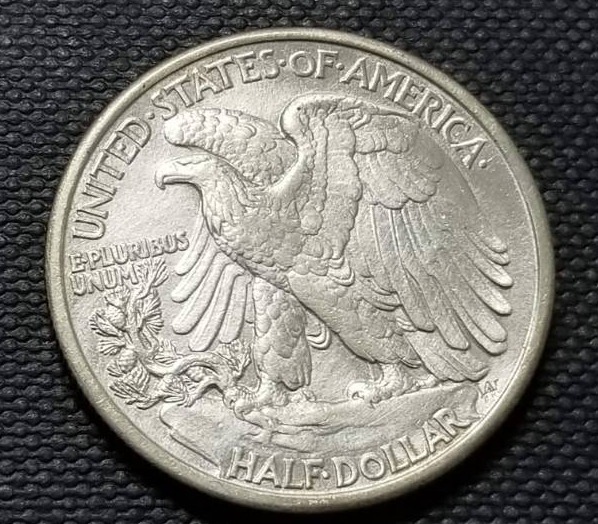 lot 04 image: 1916-D WALKING LIBERTY HALF DOLLAR IN HIGH GRADE