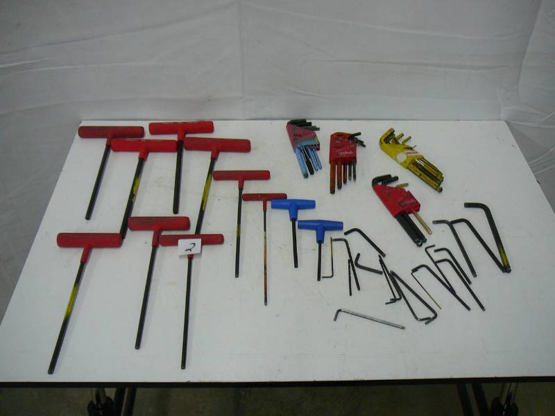 lot 2 image: Allen Wrenches & T-Wrenches