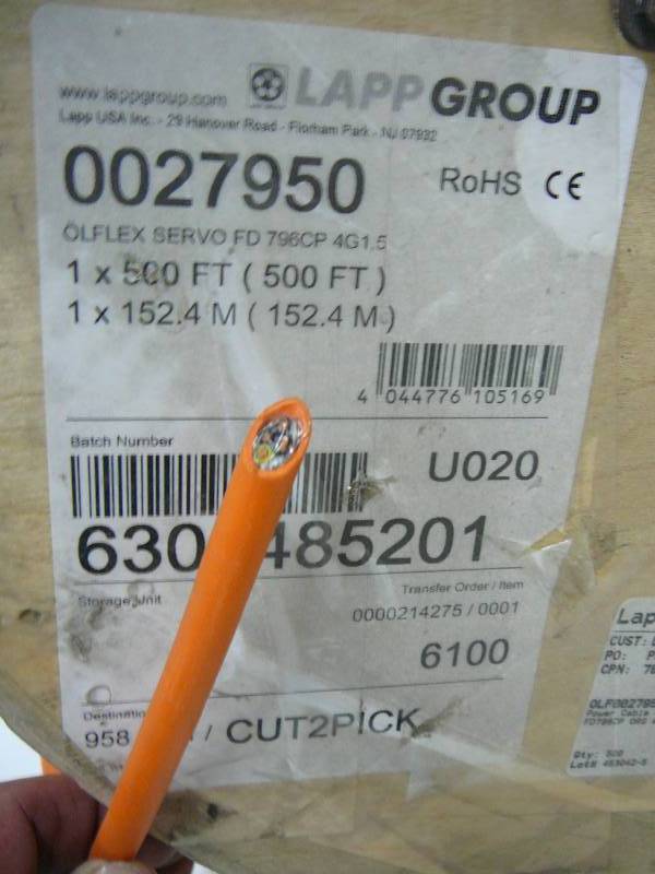 lot 9 image: OLFLEX SERVO CABLE