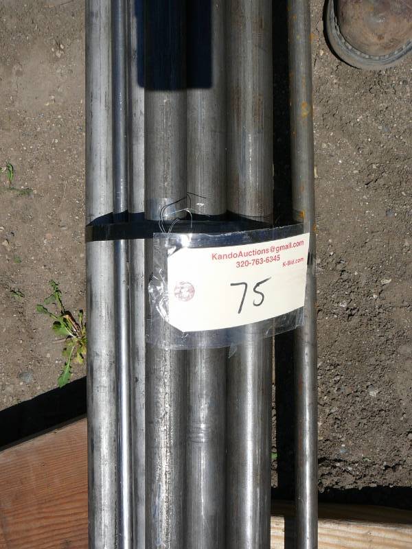 lot 75 image: Round Tubing Random Lengths & Diameters
