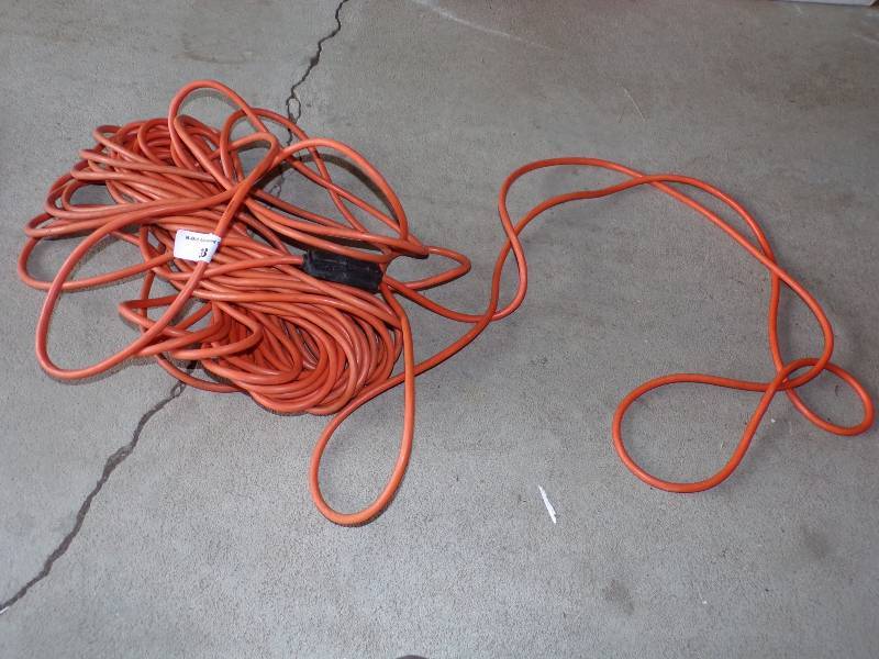 lot 33 image: Orange Extension Cord