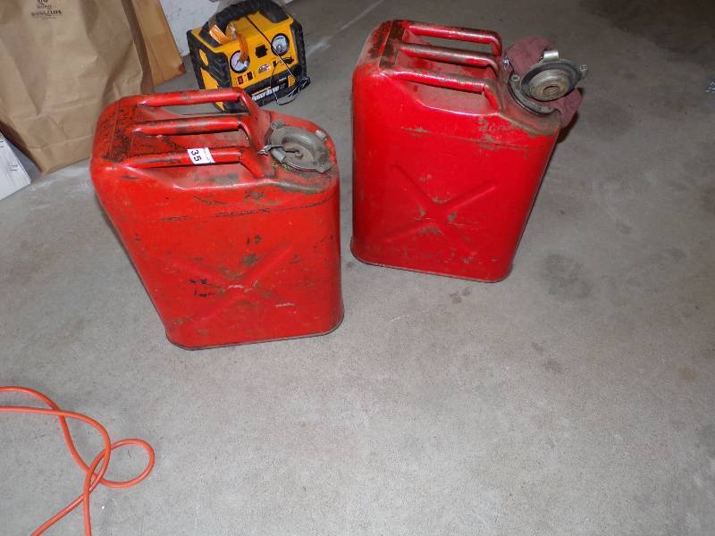 lot 35 image: Pair of Gas Cans