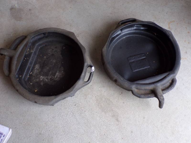 lot 37 image: Pair of Oil Pans