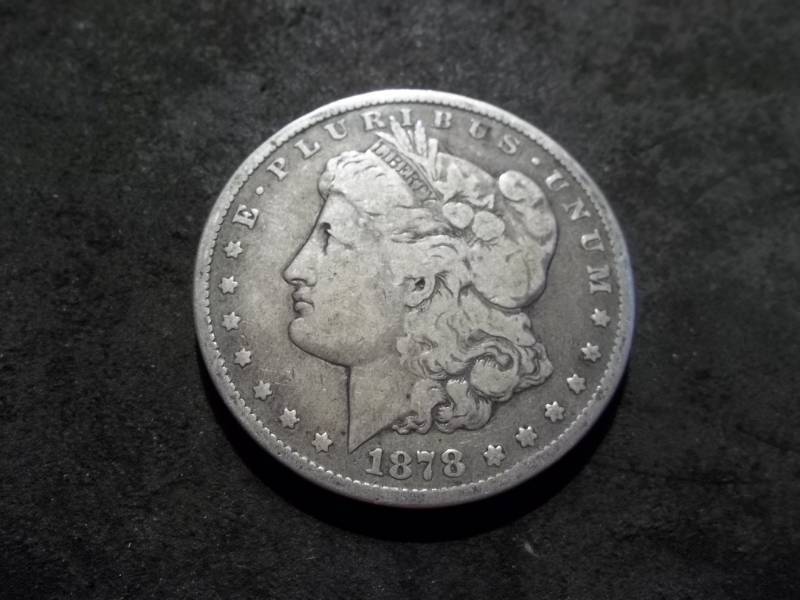 lot 1 image: 1878 CC Morgan Silver Dollar