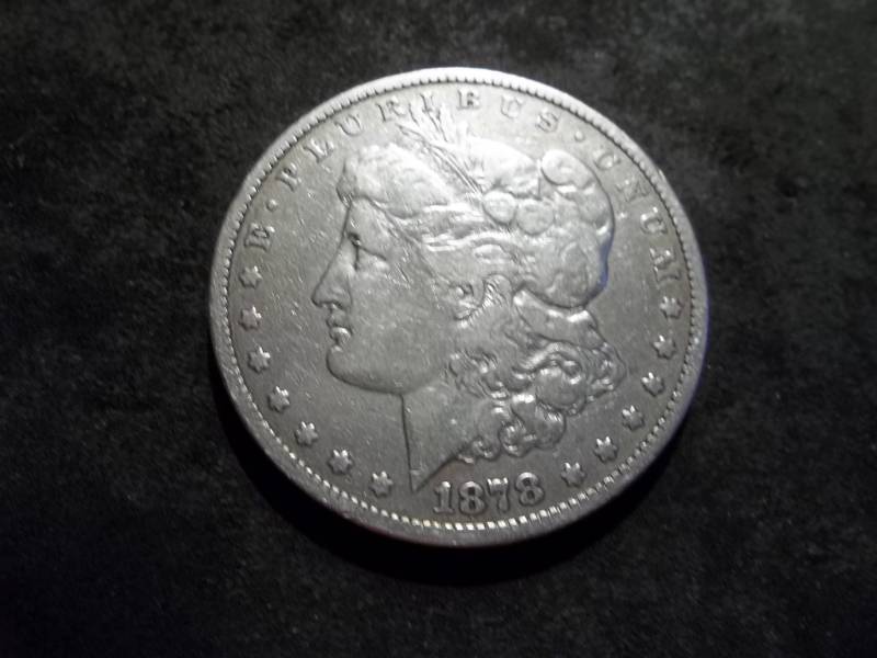 lot 2 image: 1878 S Morgan Silver Dollar