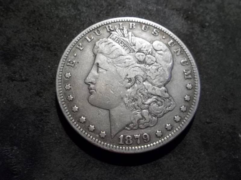 lot 6 image: 1879 S  Morgan Silver Dollar