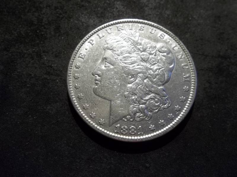 lot 11 image: 1881 Morgan Silver Dollar