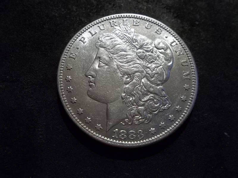 lot 15 image: 1883 S Morgan Silver Dollar
