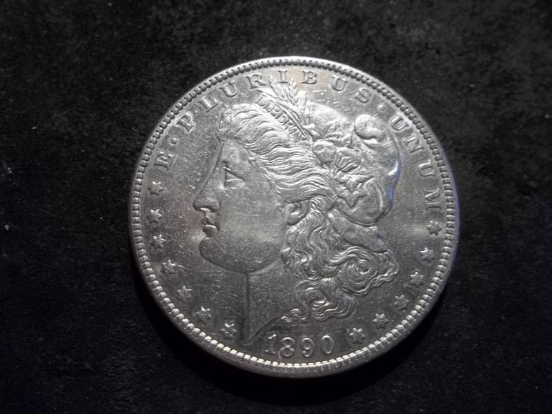 lot 25 image: 1890  Morgan Silver Dollar