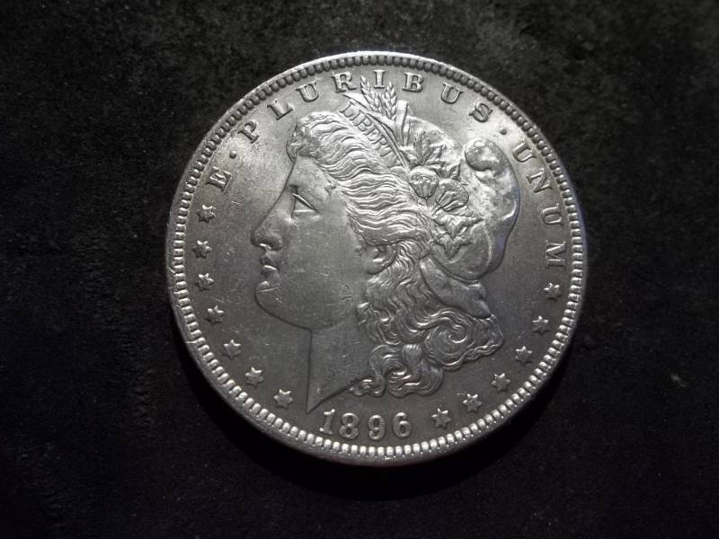 lot 28 image: 1896 Morgan Silver Dollar
