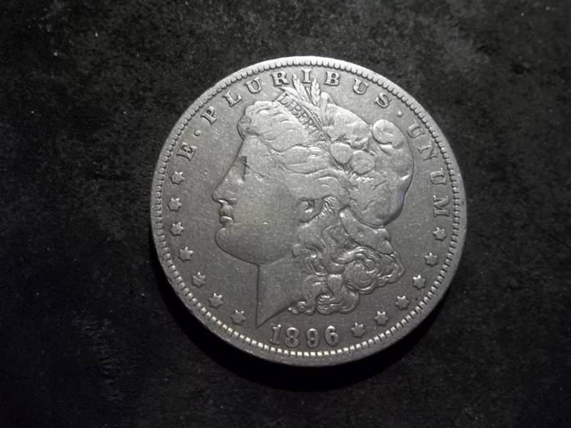 lot 29 image: 1896 O Morgan Silver Dollar