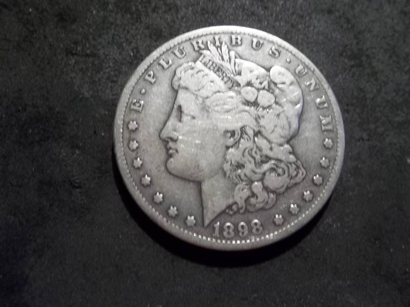 lot 31 image: 1898 S Morgan Silver Dollar
