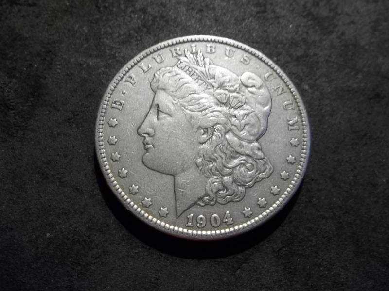 lot 38 image: 1904 Morgan Silver Dollar