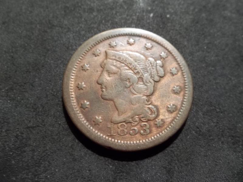 lot 65 image: 1953 Large Cent