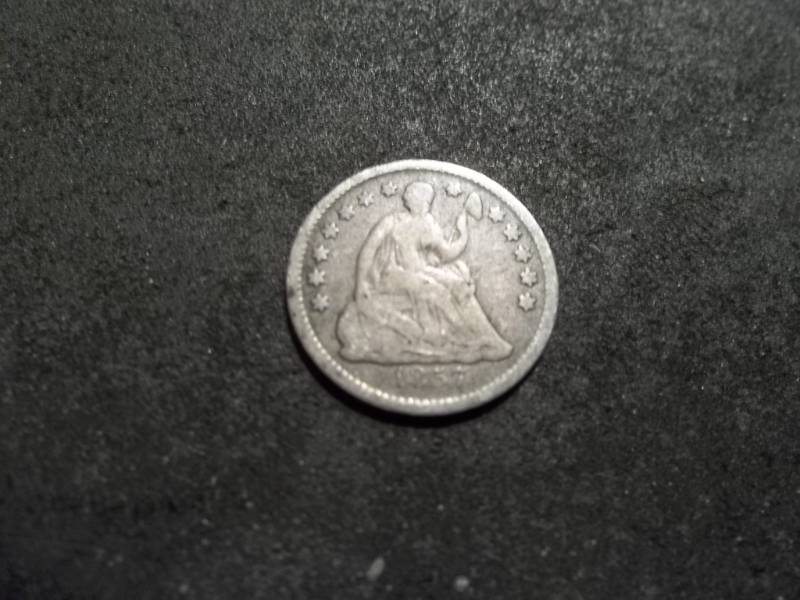 lot 66 image: 1957 Seated Liberty Half Dime