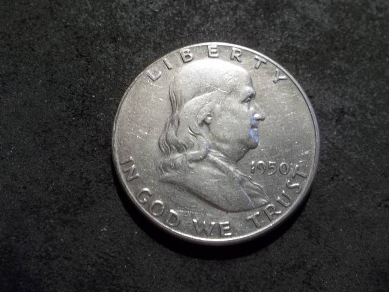 lot 97 image: 1950 Franklin Half Dollar