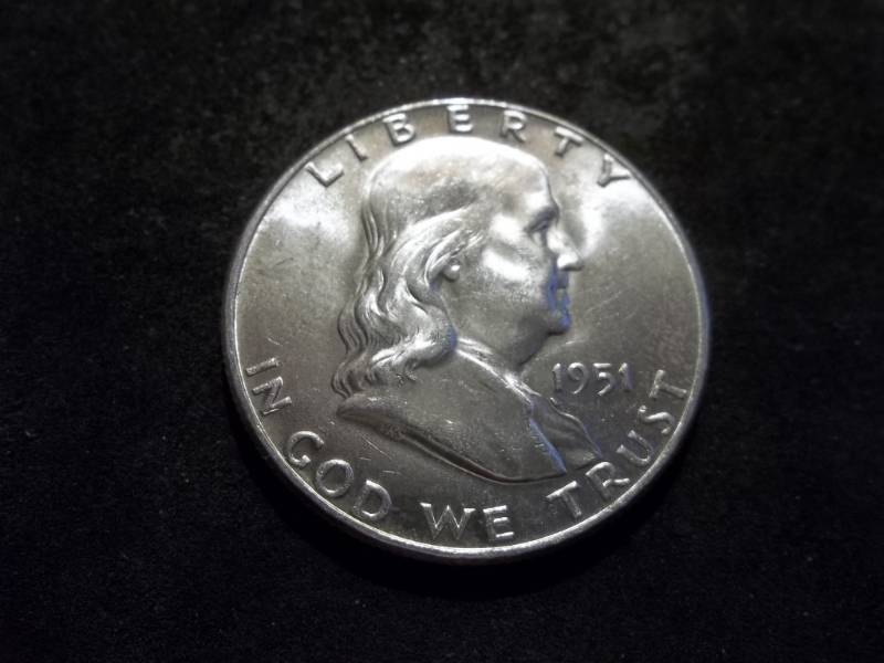 lot 99 image: 1951 Franklin Half Dollar