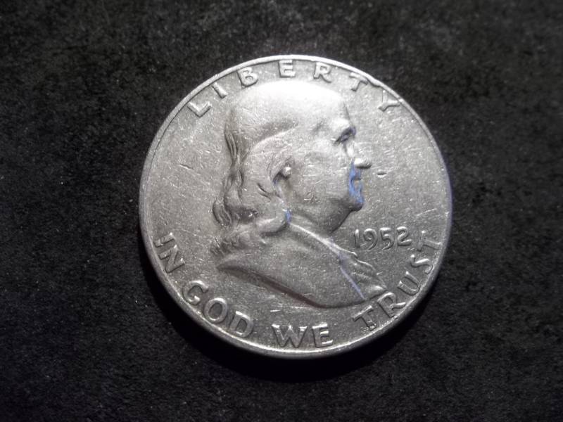 lot 103 image: 1952 D Franklin Half Dollar