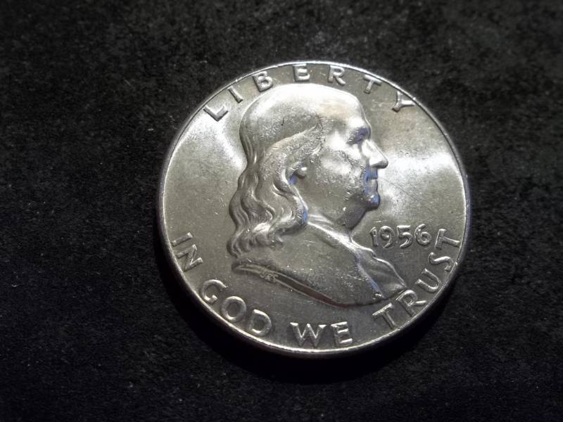 lot 111 image: 1956 Franklin Half Dollar
