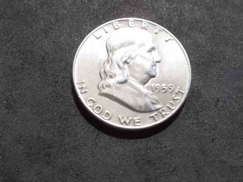 lot 116 image: 1959 Franklin Half Dollar
