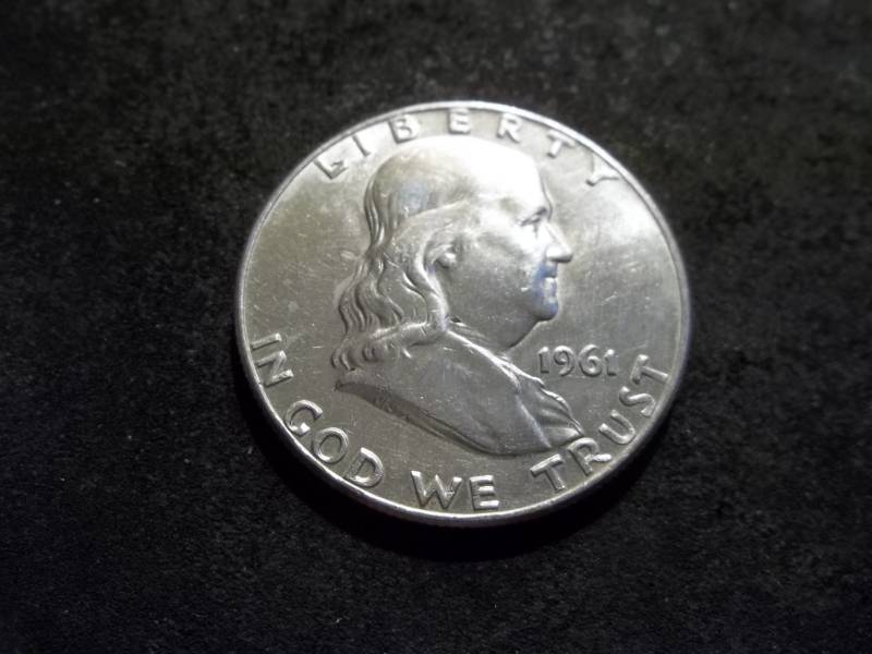 lot 119 image: 1961 D Franklin Half Dollar