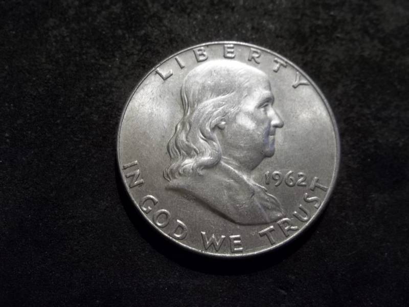 lot 120 image: 1962 Franklin Half Dollar