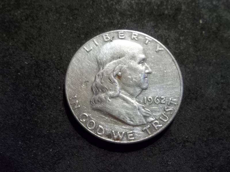 lot 121 image: 1962 D Franklin Half Dollar