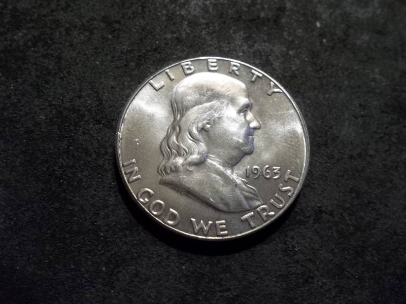 lot 122 image: 1963 Franklin Half Dollar
