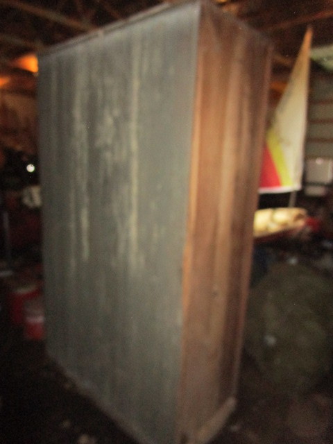 lot 135 image: QUARTER SAWN OAK COAT CLOSET