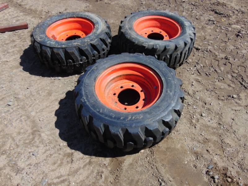 lot 20 image: (3) Bobcat Tires and Rims