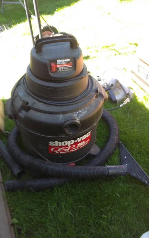 lot 2 image: 5.0 HP 16-Gallon WetDry Shop Vac