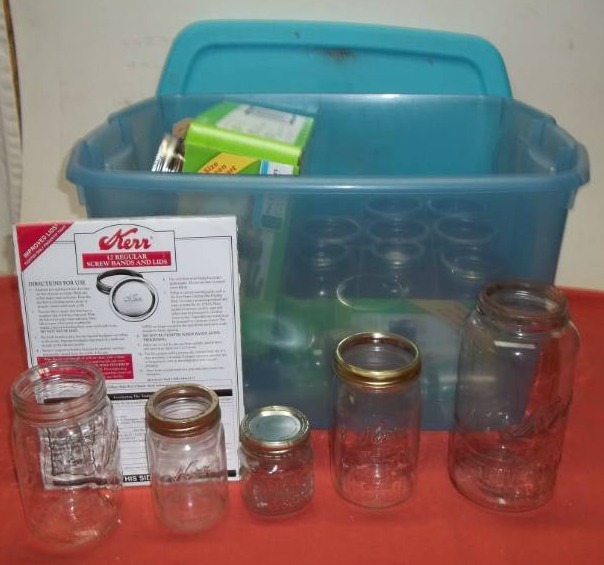 lot 105 image: Canning Jars