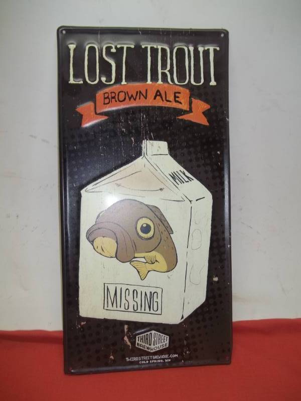 lot 75 image: Beer Sign