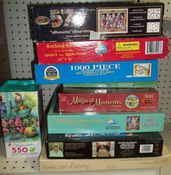 lot 64 image: Puzzles