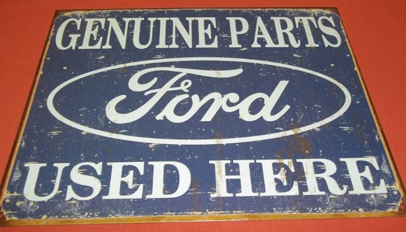 lot 37 image: Metal Sign