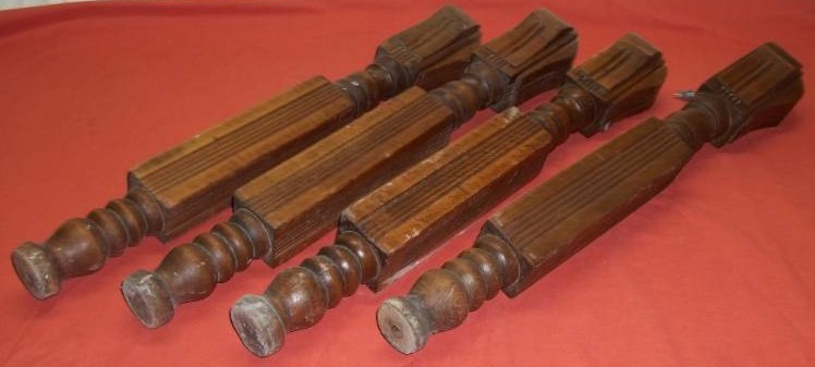 lot 49 image: Wooden Table Legs