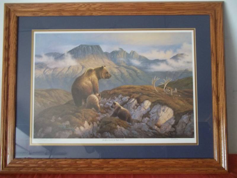 lot 150 image: Framed Art Print
