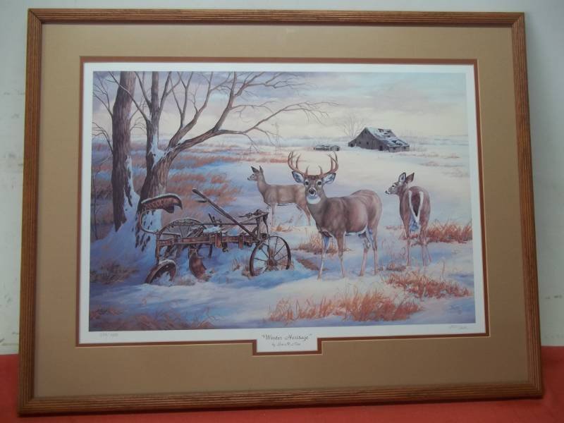 lot 153 image: Framed Art Print