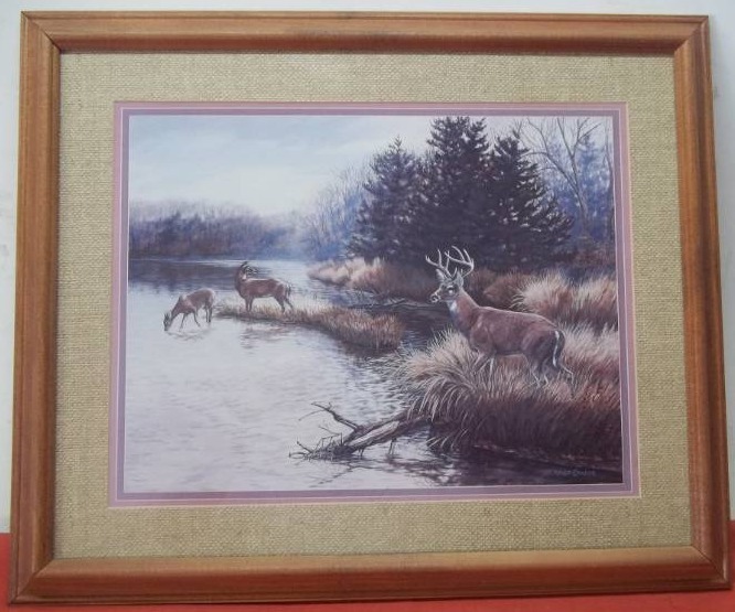 lot 154 image: Framed Art