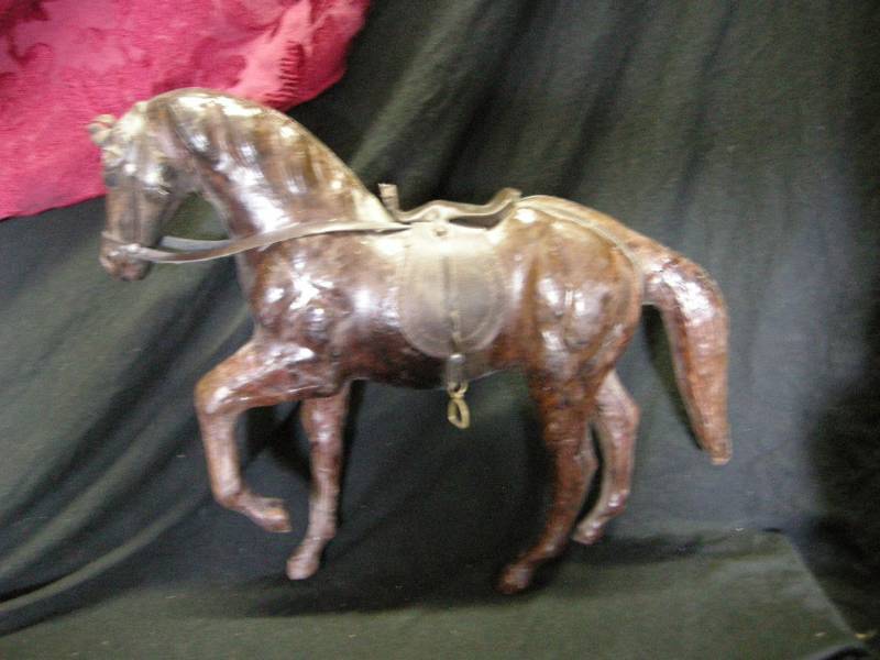 lot 51 image: Leather Horse