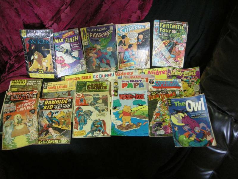 lot 58 image: Vintage Comic Books