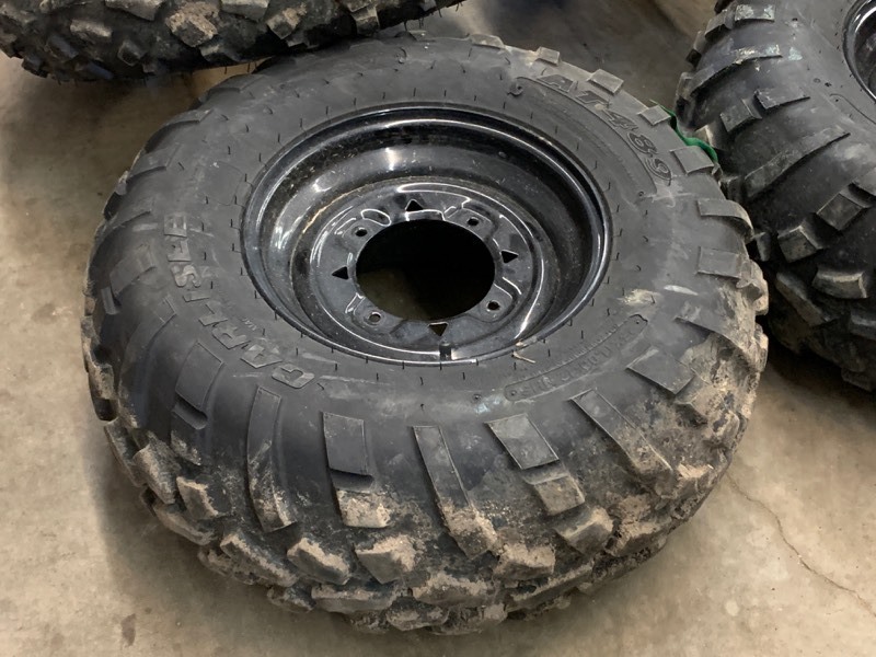 lot 10 image: (4) ATV Wheels & Tires